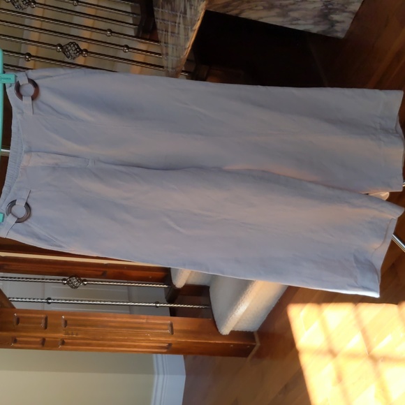 Melanie Lyne Wide Leg Linen Pants - Picture 2 of 16